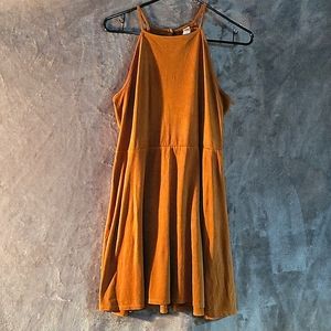 NoBo Size M "Suede" Tan/Brown Dress
